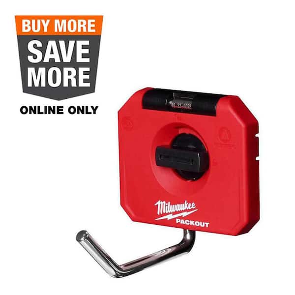 PACKOUT 4" Single Straight Hook Tool Holder