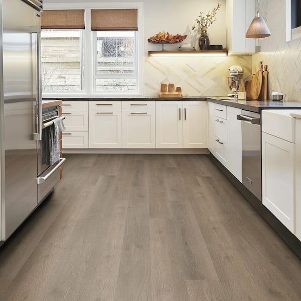 Briarwood Mist 12 MIL x 7 in. W x 48 in. L Waterproof Click Lock Luxury Vinyl Plank Flooring (23.76 sqft/case)