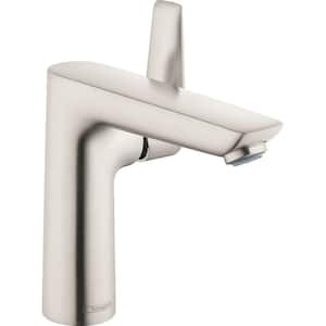 Talis E Single Hole Single-Handle Bathroom Faucet in Brushed Nickel