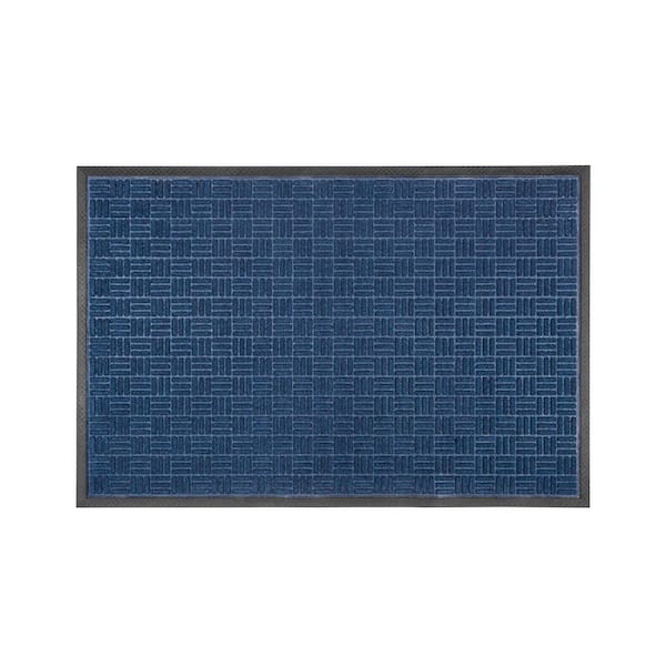 Doortex Ribmat Indoor/Outdoor Entrance Mat, Blue -24 in. x 36 in.