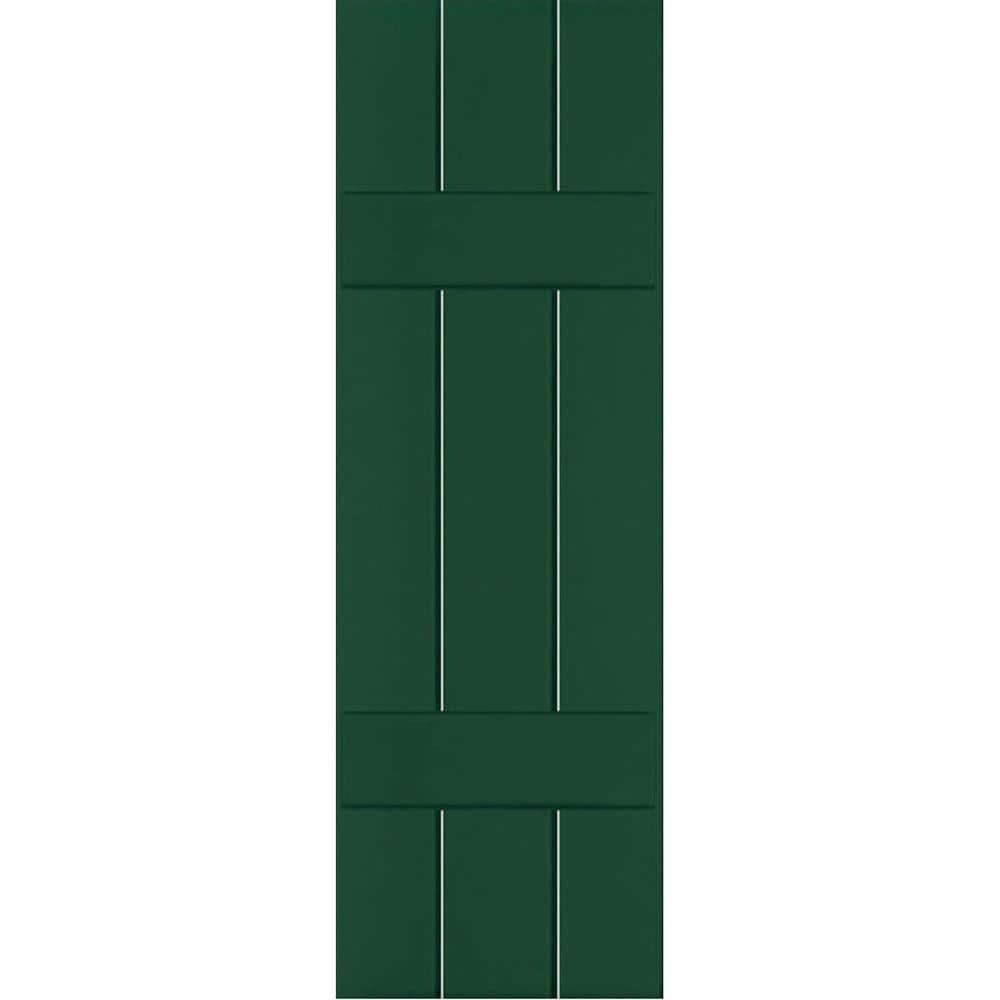 12 in. x 62 in. Exterior Real Wood Sapele Mahogany Board and Batten Shutters Pair Chrome Green price history on PriceWatchPro