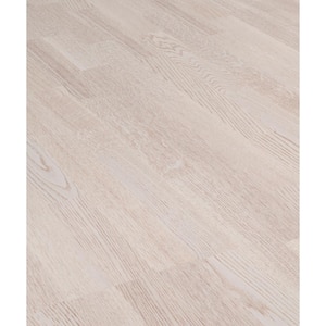 Take Home Sample-WIDE PLANK SQUARE EDGE Frosty Click Hardwood Flooring- 5 in. x 7 in.