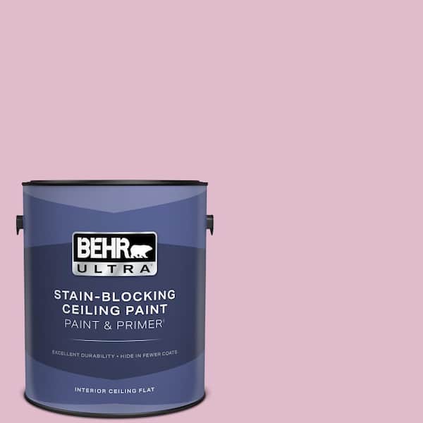 BEHR ULTRA 1 gal. #M130-3 Wild Geranium Ceiling Flat Interior Paint and Primer