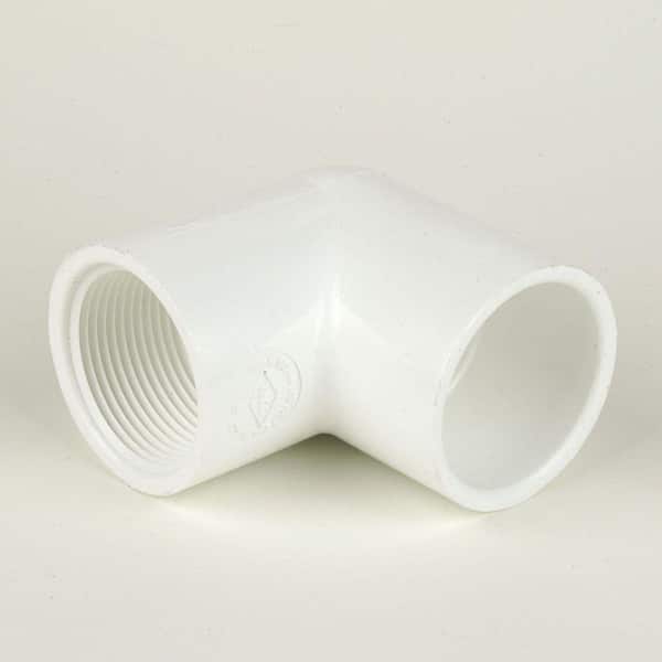 DURA 3/4 in. x 3/4 in. PVC Sch. 40 Pressure 90-Degree Slip x FPT Elbow