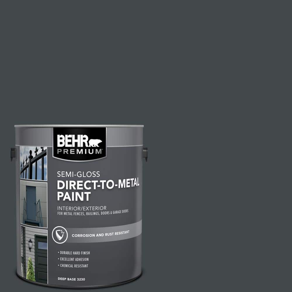 BEHR PREMIUM 1 gal. PPU2423 Little Black Dress SemiGloss Direct to