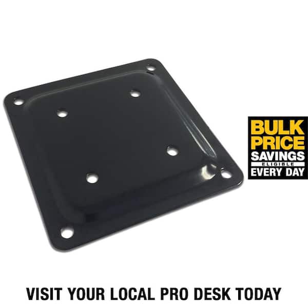 10 Pack Pylex 11040 Fixplak 66 Black Decking Base Plate 