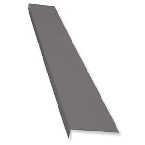Classic Series 8 in. x 84 in. Gray Powder Coated Painted Steel Foundation Plate for Cellar Door