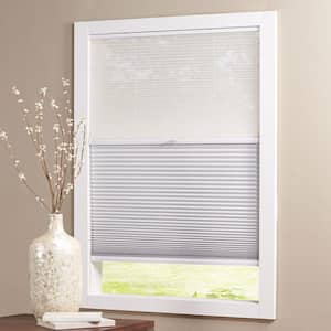 Snow Drift/Shadow White Cordless Day and Night Blackout Cellular Shade - 39 in. W x 64 in. L