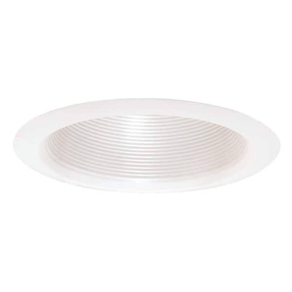 Generation Lighting Deep Cone Baffle 6 in. White Recessed Trim