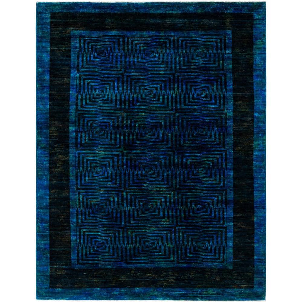 Fine Vibrance Blue 6 X 9 Hand Knotted Wool Indoor Area Rug price history on PriceWatchPro