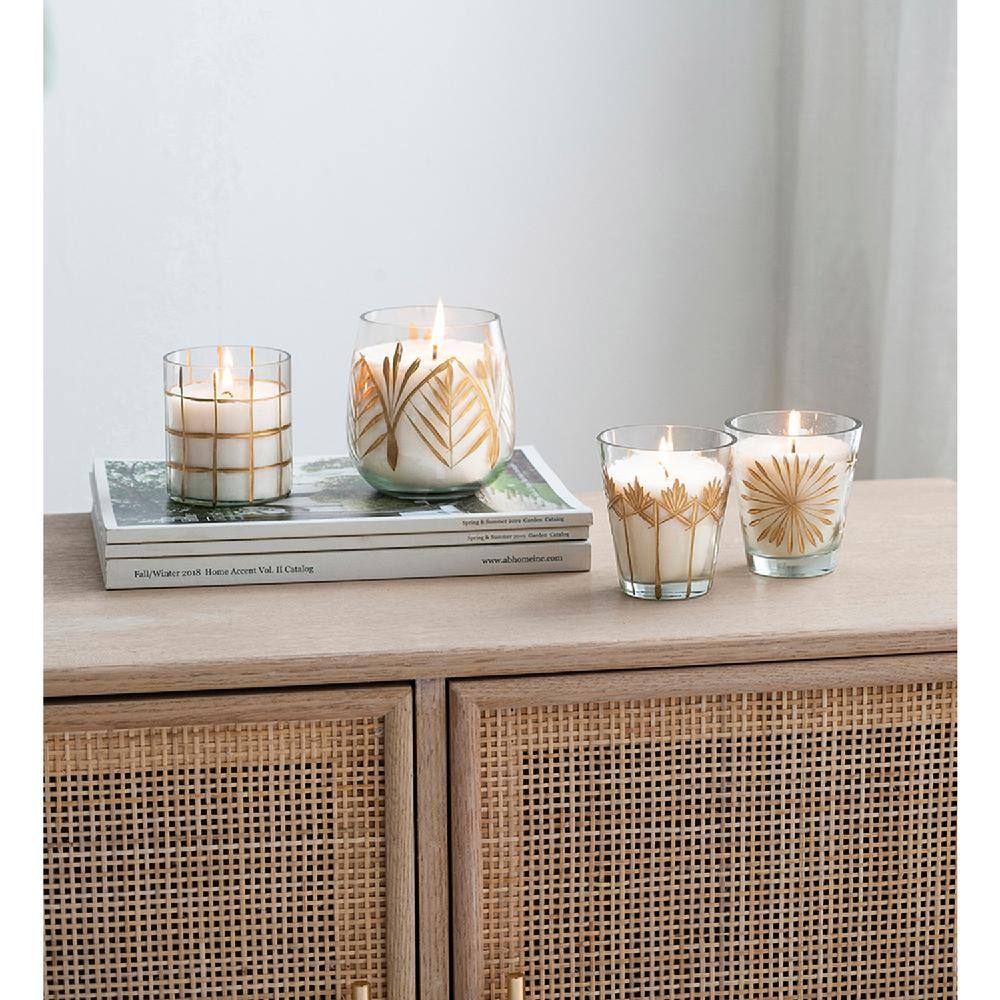 Soy Wax Candles - Set of 4 - Gold (Set of 4)