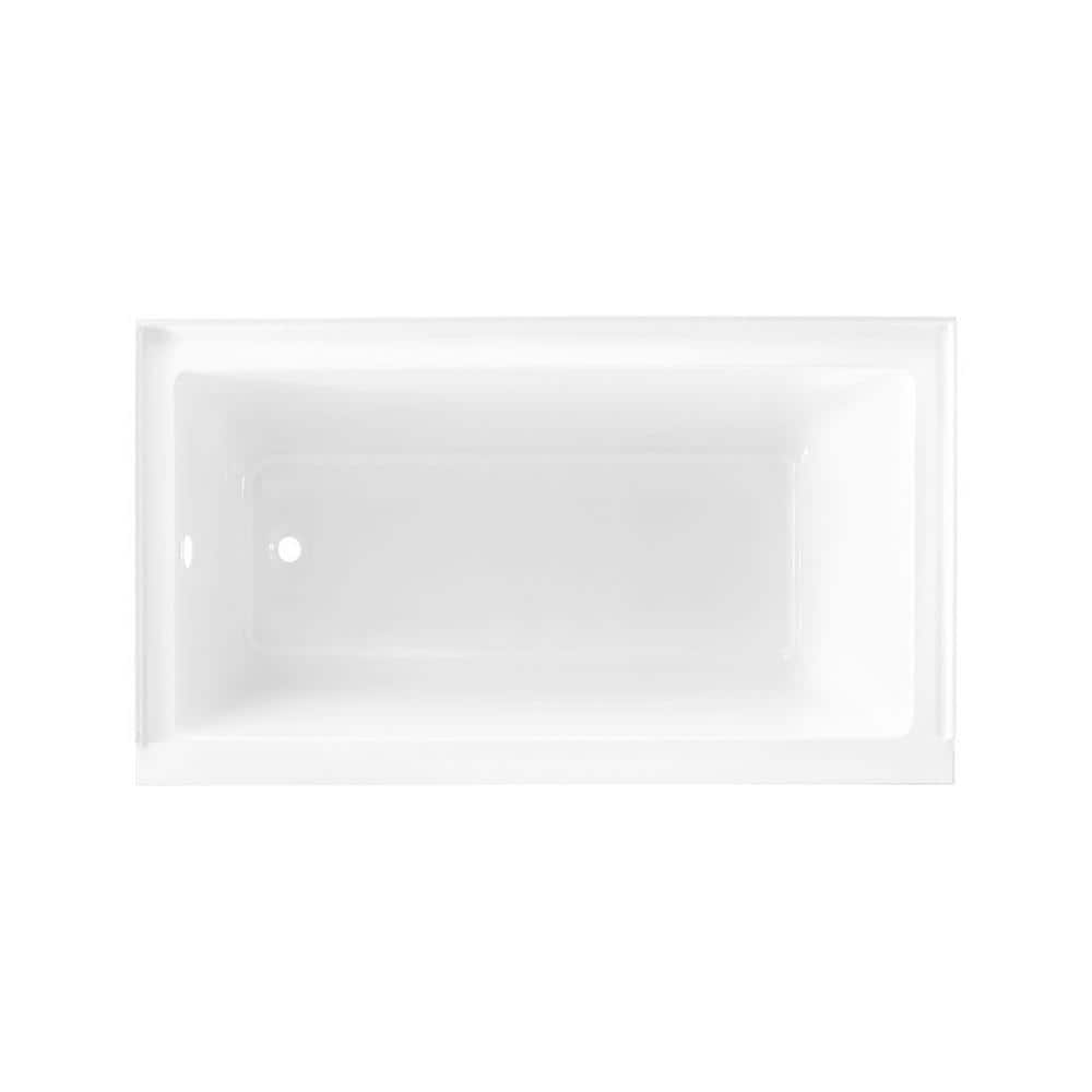 Voltaire 60" x 32" White Acrylic Alcove Bathtub with Jets