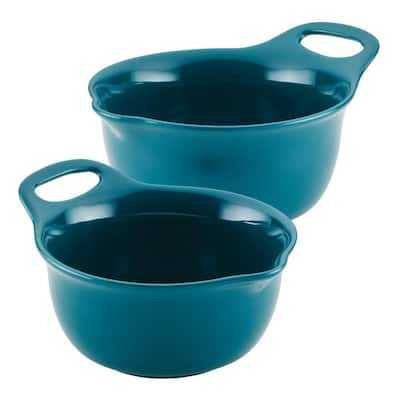 Tabletops Gallery Hobnail 4PC Blues Mixing Bowl Set TTU-A5440-ECM