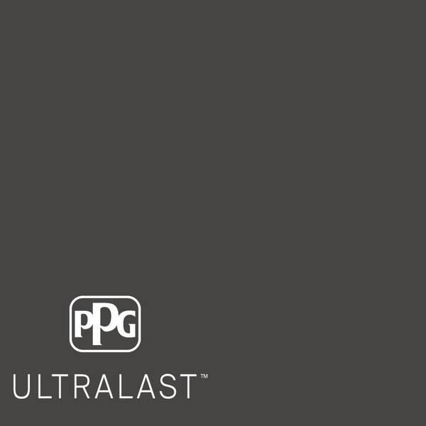 PPG UltraLast 1 gal. #PPG1011-7 Onyx Semi-Gloss Interior Paint and Primer