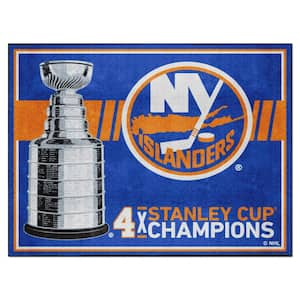 New York Islanders Blue 8 ft. x 10 ft. Plush Area Rug