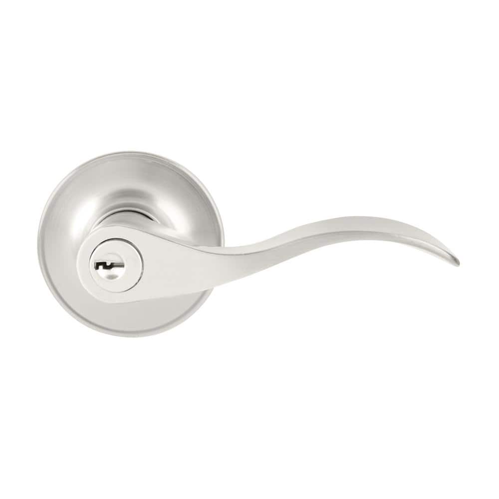 Callan Bennett Satin Nickel Keyed Entry Door Handle