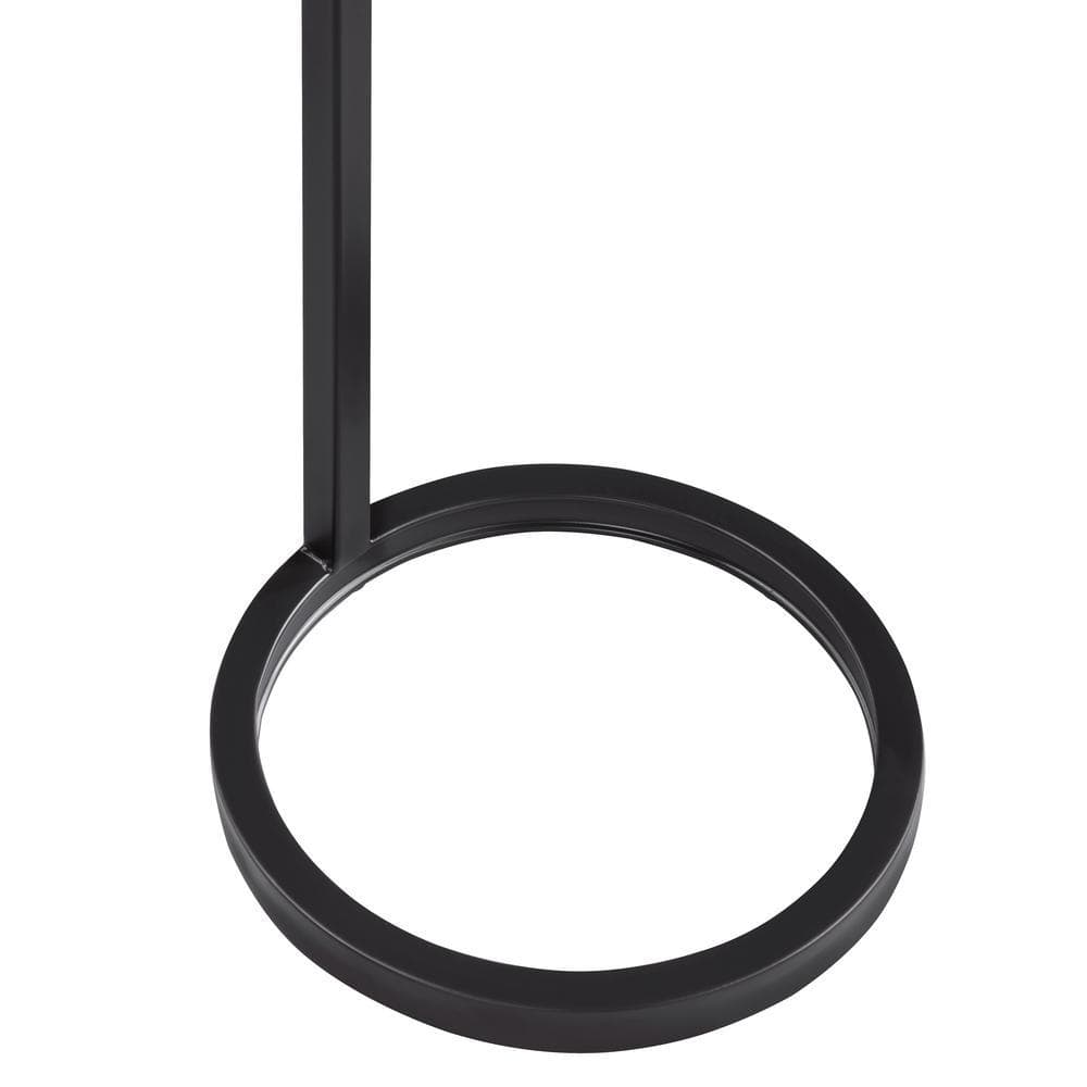 York 10 in. Diameter Antique Bronze Round Iron End Table - thumbnail 4