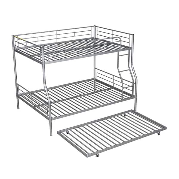 Dinsmore Twin/Full Bunk Bed - Black/Silver Dinsmore Twin/Full Bunk Bed - Black/Silver