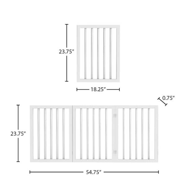 3 panel hotsell folding dog gate