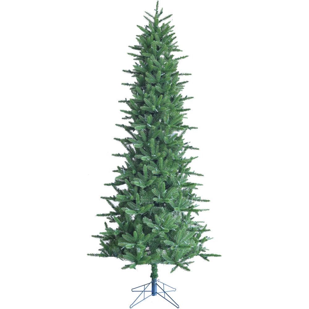 6.5-ft. Carmel Pine Slim Green Artificial Christmas Tree, No Lights, -  Fraser Hill Farm, FFCP065-0GR