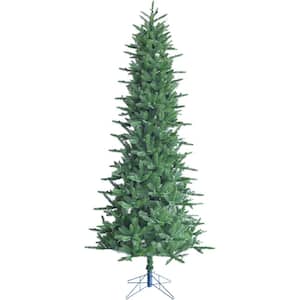 6.5-ft. Carmel Pine Slim Green Artificial Christmas Tree, No Lights,