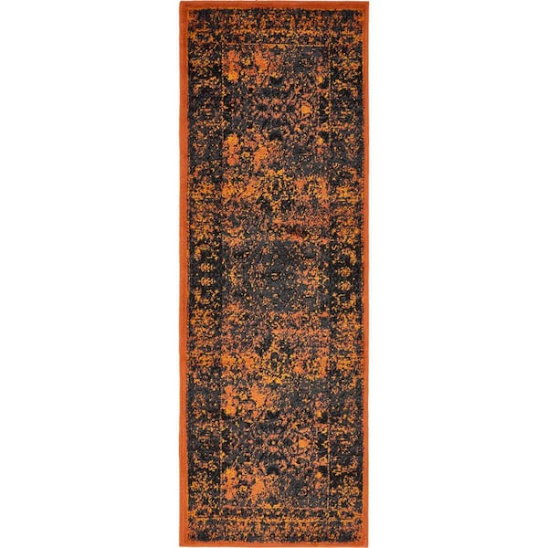 Unique Loom Imperial Bosphorus Terracotta 2' 0 x 6' 0 Runner Rug