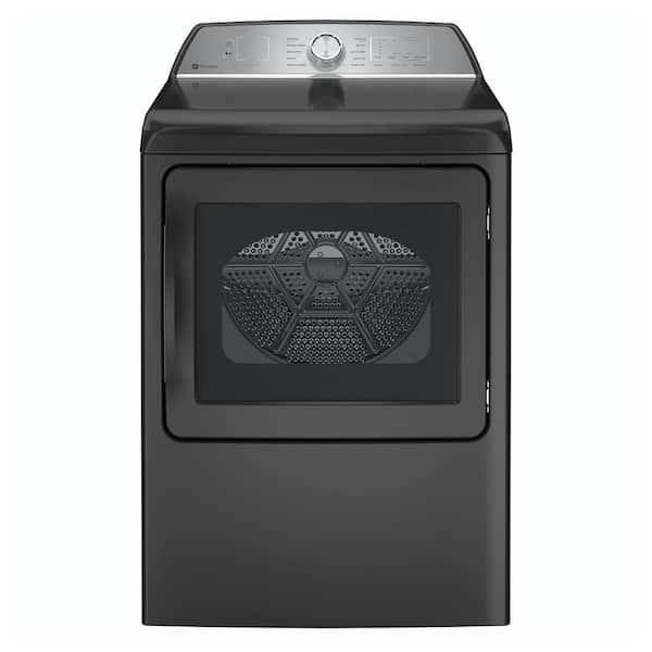 GE Profile 7.4 cu. ft. Smart Electric Dryer in Diamond Gray