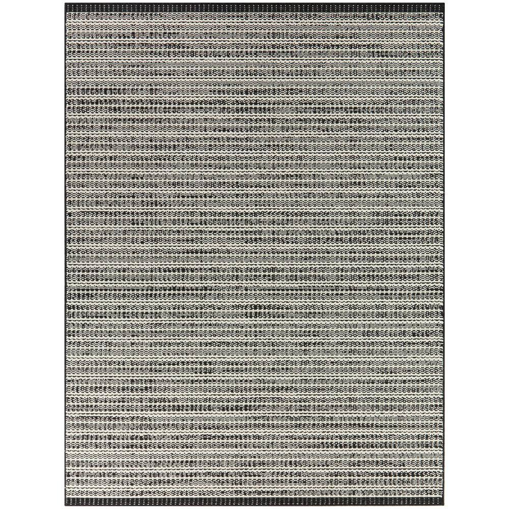 BALTA Connell Black 5 ft. 3 in. x 7 ft. Trellis Indoor/Outdoor Area Rug ...