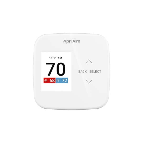 AprilAire 7-Day Universal Wi-Fi Programmable Thermostat with LCD Screen, Temperature Sensor, Humidity/Ventilation Control