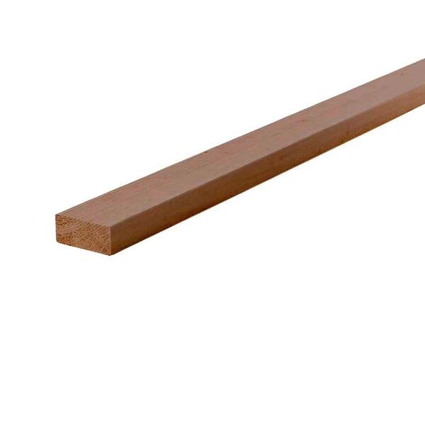 2 in x 4 in x 8 ft Select Cut ColorPro Pressure Treated Pine Fence Rail