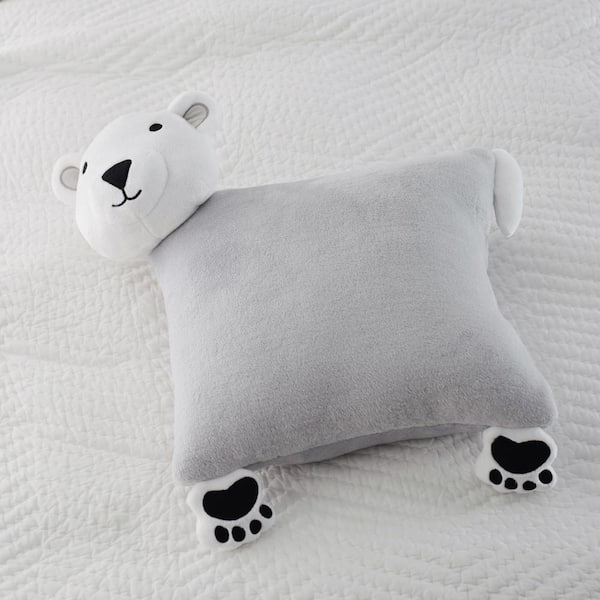  GOODOLD Cartoon White Bear Plush Pillow Cases - Super Soft and  Cozy Luxury Pillowcases with Zipper Closure, King Size 20x40 Inch : Home &  Kitchen