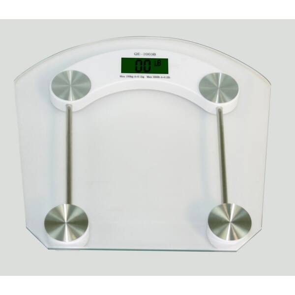 6 in 1 electronice body fat glass scale 150 kg 1.5 lcd dispay 