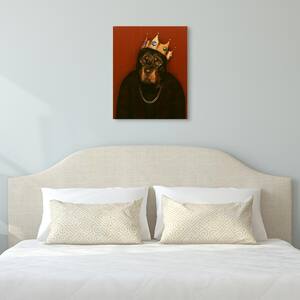 20 in. x 16 in. "Big Doggie" Graphic Art on Wrapped Canvas Wall Art