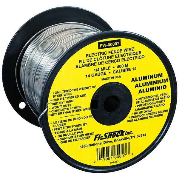 thumbnail image 2 of Fi-Shock Electric Fence Wire - 250ft Aluminum 17 Gauge Spool, FW-00018D, Free Shipping 2 of 5