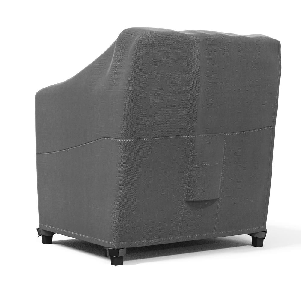 Gray Heavy Duty Weather Resistant Outdoor Patio Chair Cover