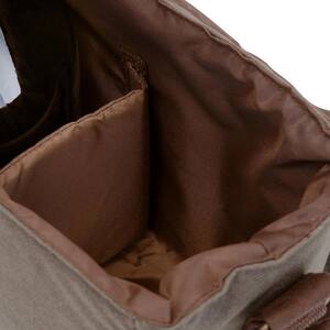 Khaki Green and Brown Insulated Double Growler Tote