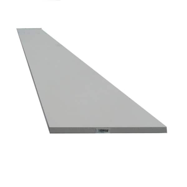 Unbranded 1 in. x 4 in. x 20 ft. Clear Finger-Joint Square Edge Primed Board