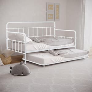 Claden White Twin Daybed with Trundle