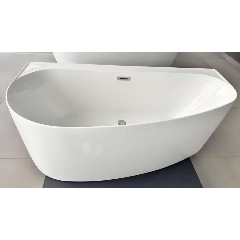 Tyn 63 in. x 31 in. Rectangular Alcove Skirt Soaking Bathtub Acrylic Bathroom Soaking Bath Tub with Right Drain in White price history on PriceWatchPro