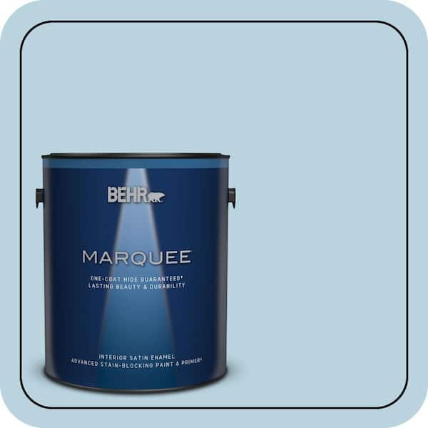 BEHR MARQUEE 1 gal. #PPU14-16 Millstream Satin Enamel Interior Paint & Primer