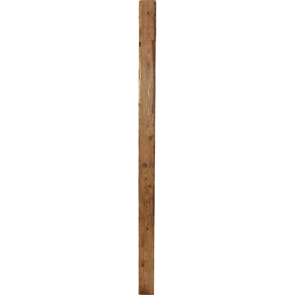 Weathered Brown Vintage Farmhouse 5-Rung Decorative Ladder