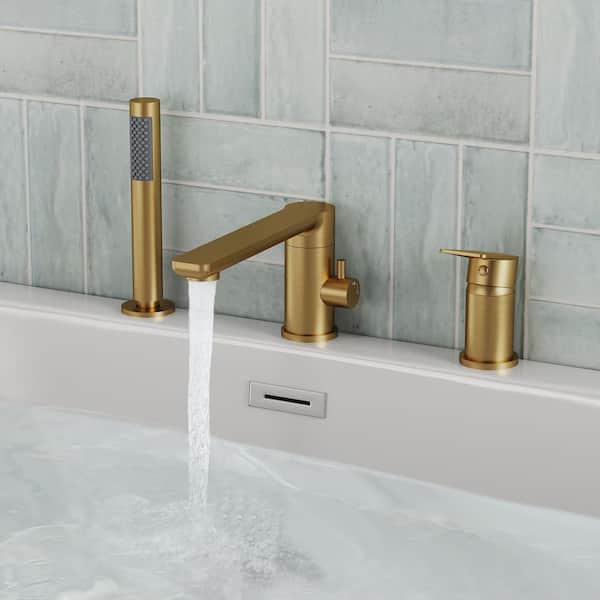 EVERSTEIN Single-Handle Deck-Mount Roman Tub Faucet G1/2in. 2