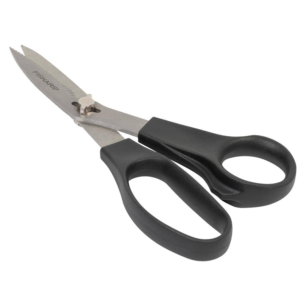 Beautiful 2-Piece All-Purpose Stainless Steel Shears in White, by