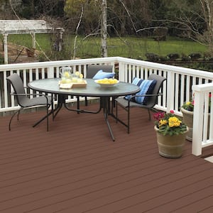 8 oz. #SC-135 Sable Solid Color Waterproofing Exterior Wood Stain and Sealer Sample