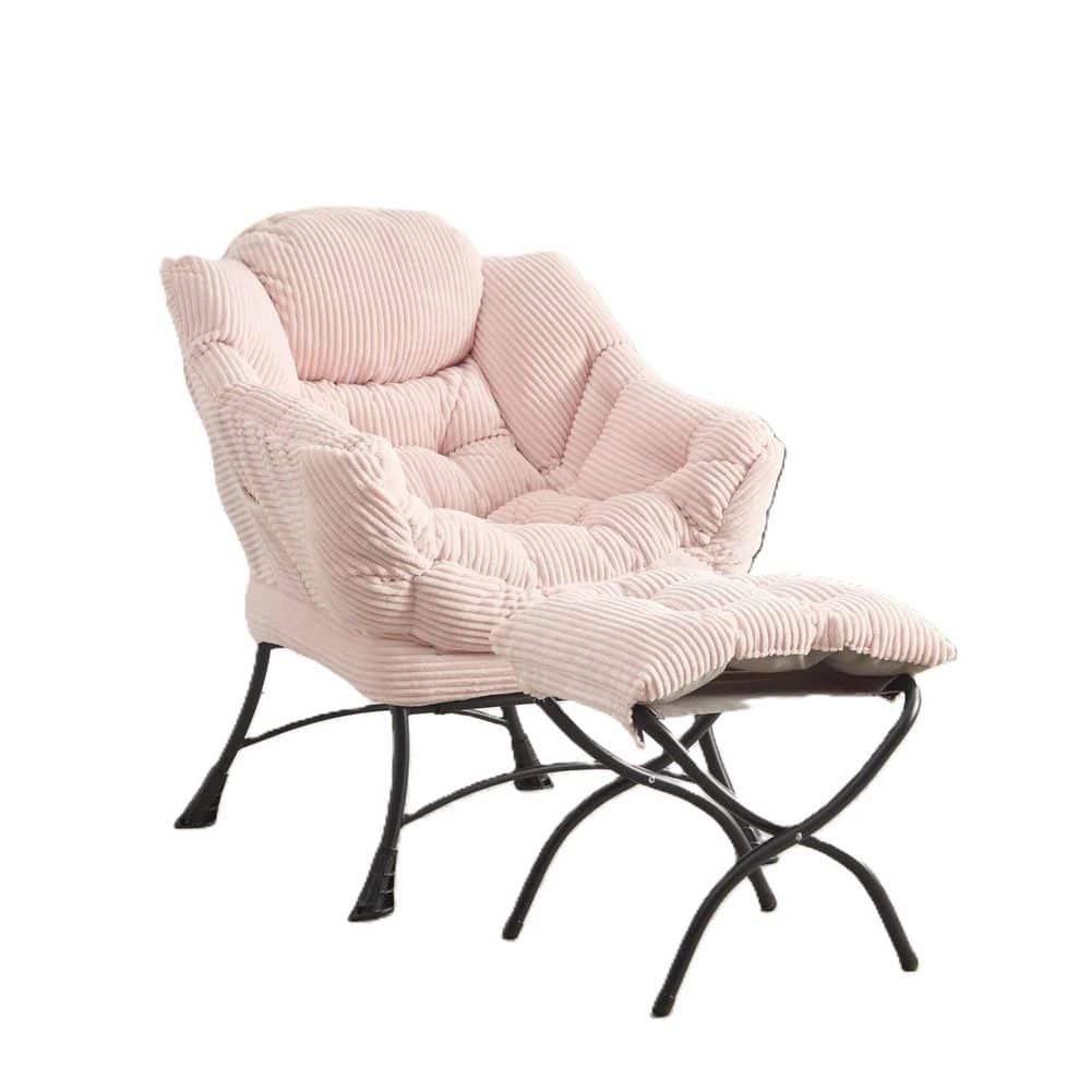 AOPSPS Lazy Chair with Ottoman, Leisure Upholstered Sofa