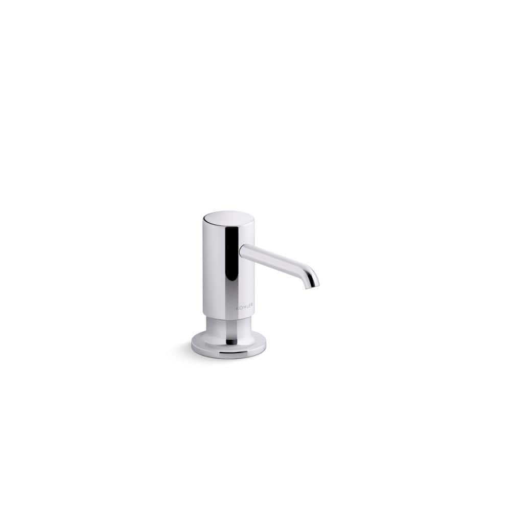Polished Chrome Minimalist Soap and Lotion Dispenser
