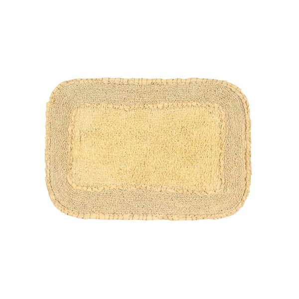 Radiant Collection 100% Cotton Bath Rugs Set, 17x24 Rectangle, Yellow