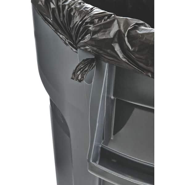 Rubbermaid Commercial Products Brute 44 Gal. Grey Round Vented Trash Can  2031187 - The Home Depot