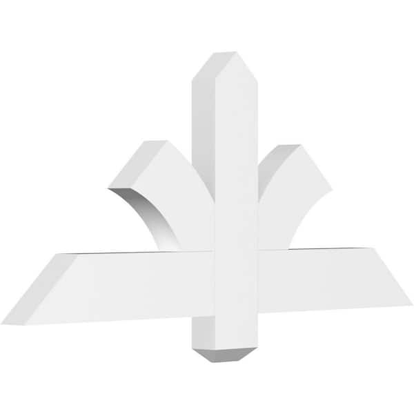 Ekena Millwork Redmond 36 in. W x 16.5 in. H x 2 in. D Signature Polyurethane Bracket