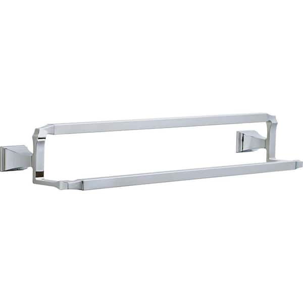 Reviews for Delta Dryden 24 in. Double Towel Bar in Chrome Pg 1 The Home Depot